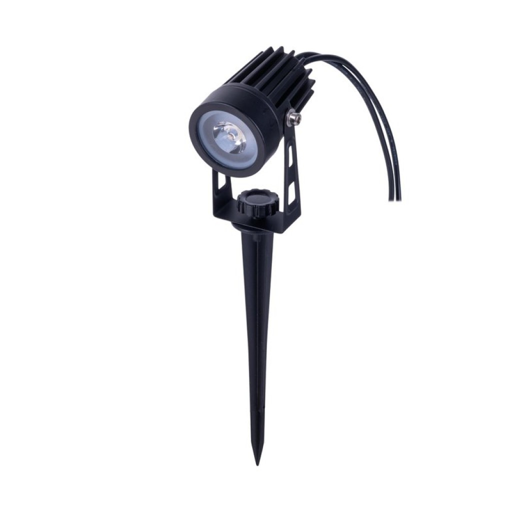 3er LED Solarspot mit Erdspieß ""Spoti"" Außen-Erdspieß aus Metall und ABS-Kunststoff in Schwarz,, mit fest verbauten LEDs mit drei Leistungsstufen
