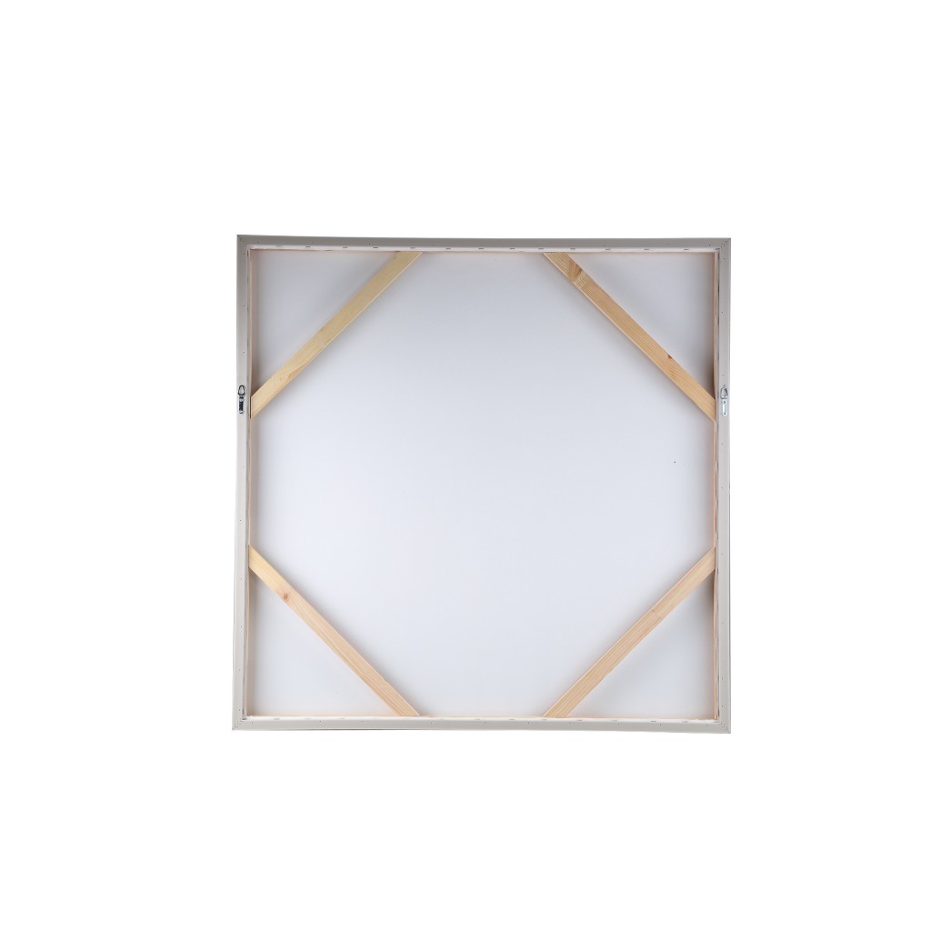 Asante Natural Canvas Paint Wallpanel Square Frame