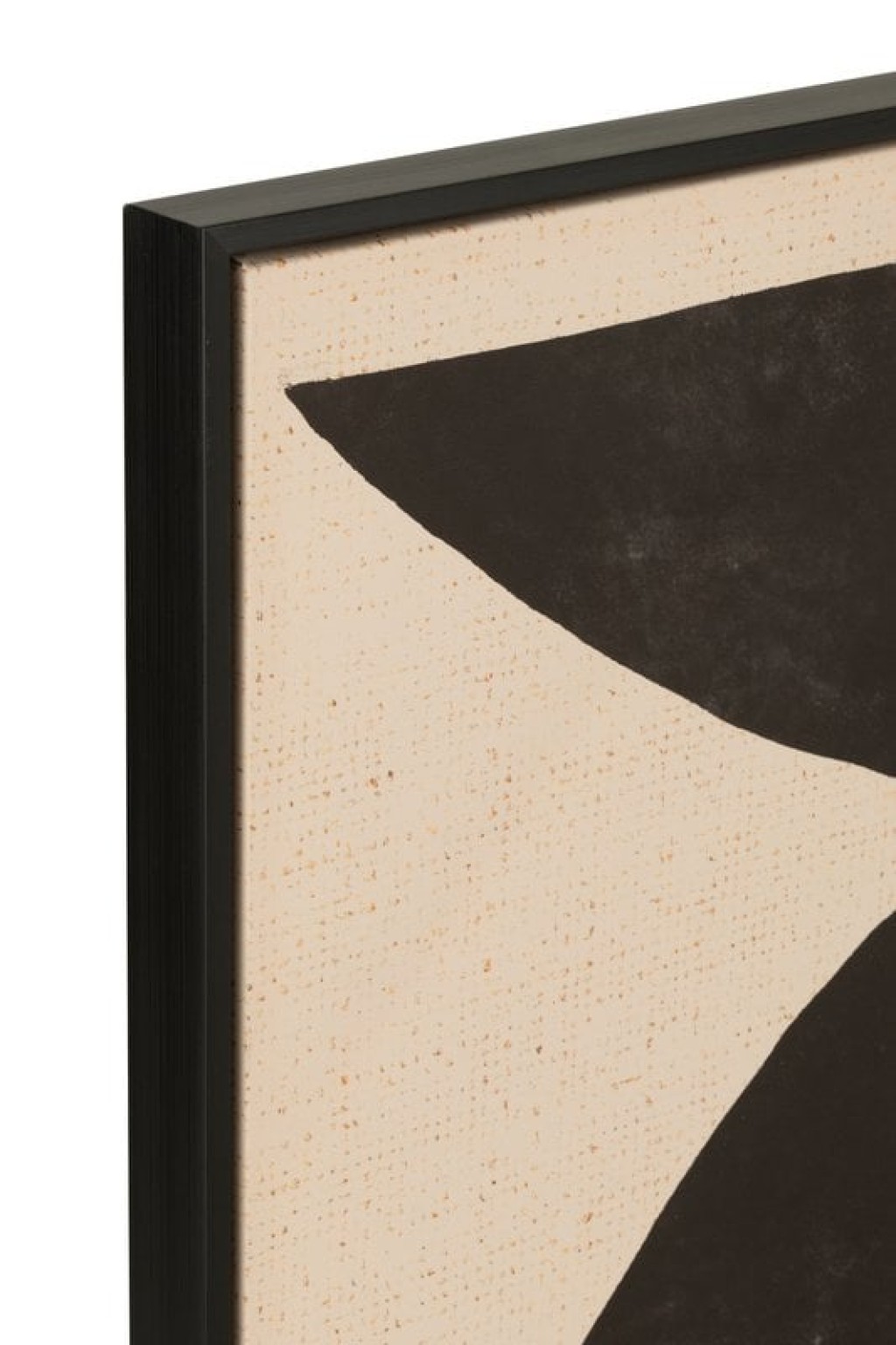 J-Line Frame Shapes Ethnic Wood/Canvas Brown/Black