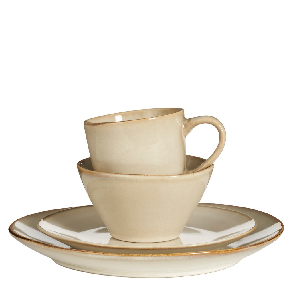 Racco Serviesset 4 Persoons - Steengoed - Beige