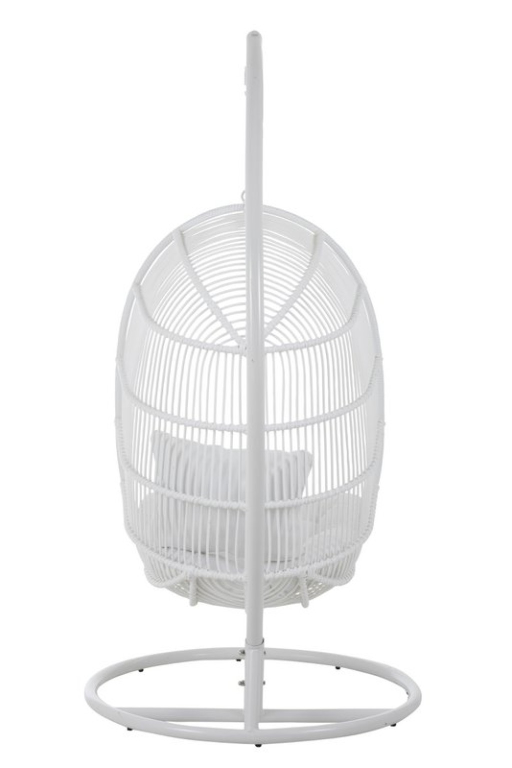 J-Line Hammock Chair Oval Steel White