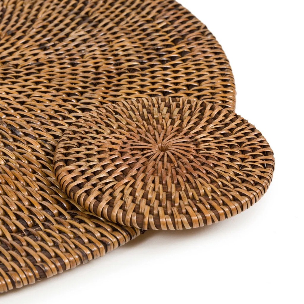 De koloniale placemat - natuurlijk bruin