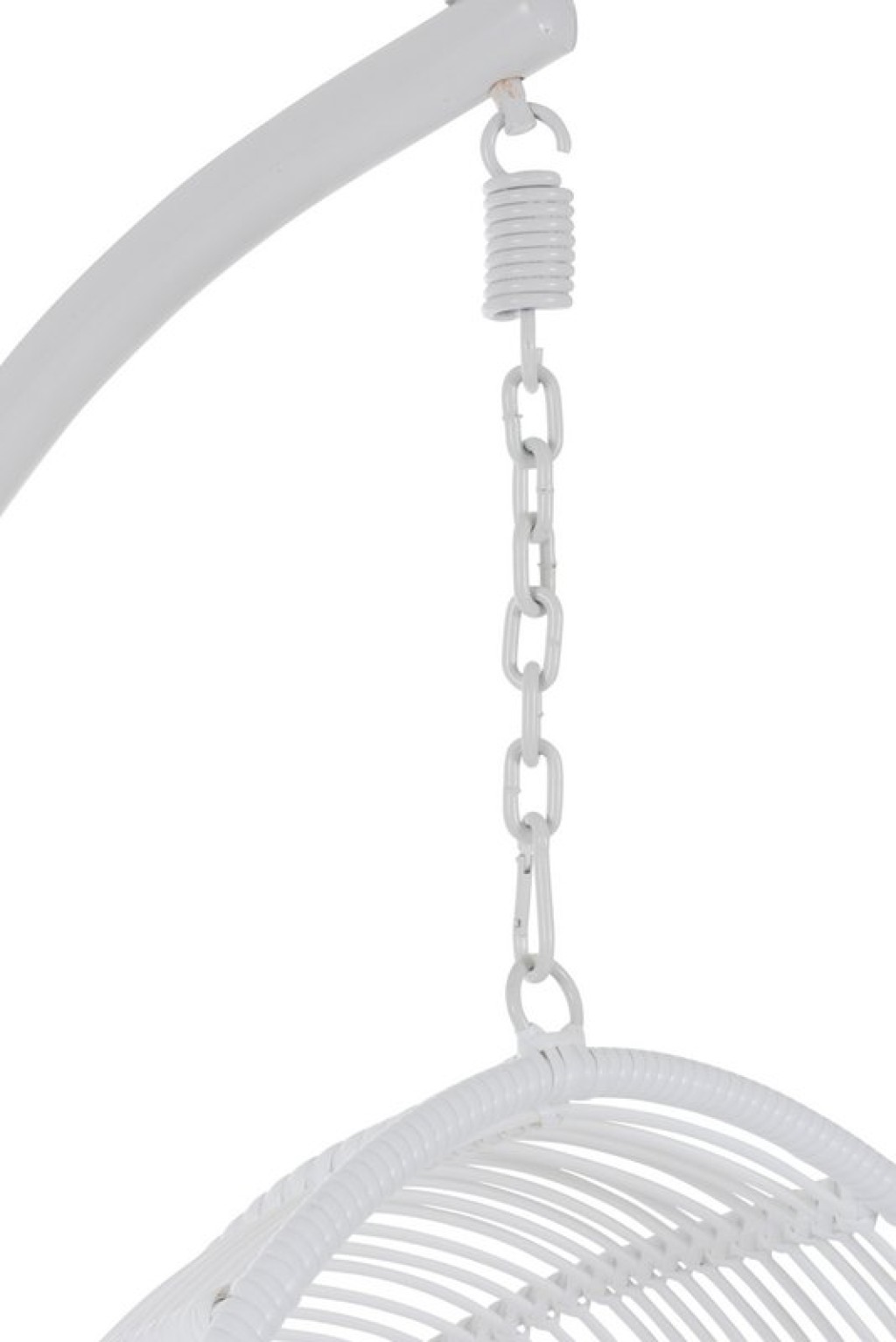 J-Line Hammock Chair Oval Steel White
