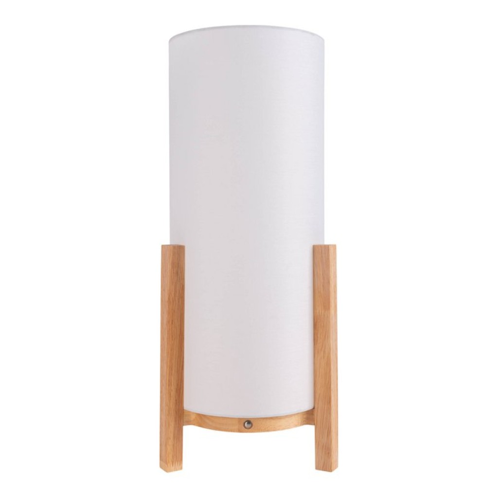 Ackitical lamp "Madita" 48 cm high, in white/nature, with integrated LED, dimmable with touch sensor