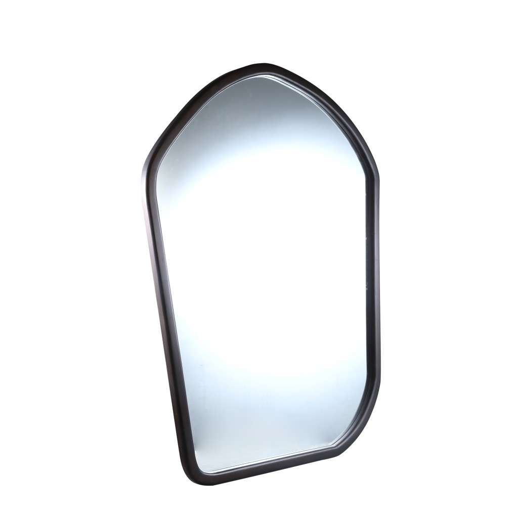 Denholm Brown Solid Wood Big Organic Mirror