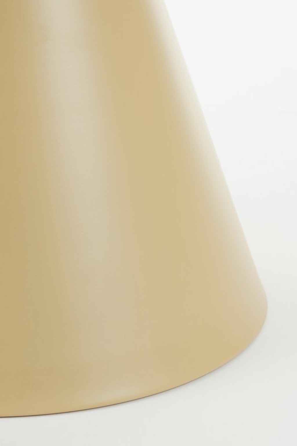 Celise side table - H44 x Ø59 cm - Metal - Beige