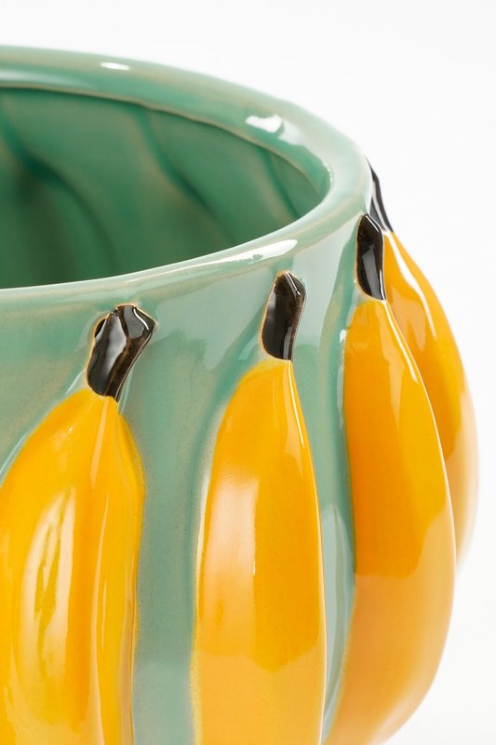 Mosa flowerpot inside - H18 x Ø24 cm - Ceramics - Light green