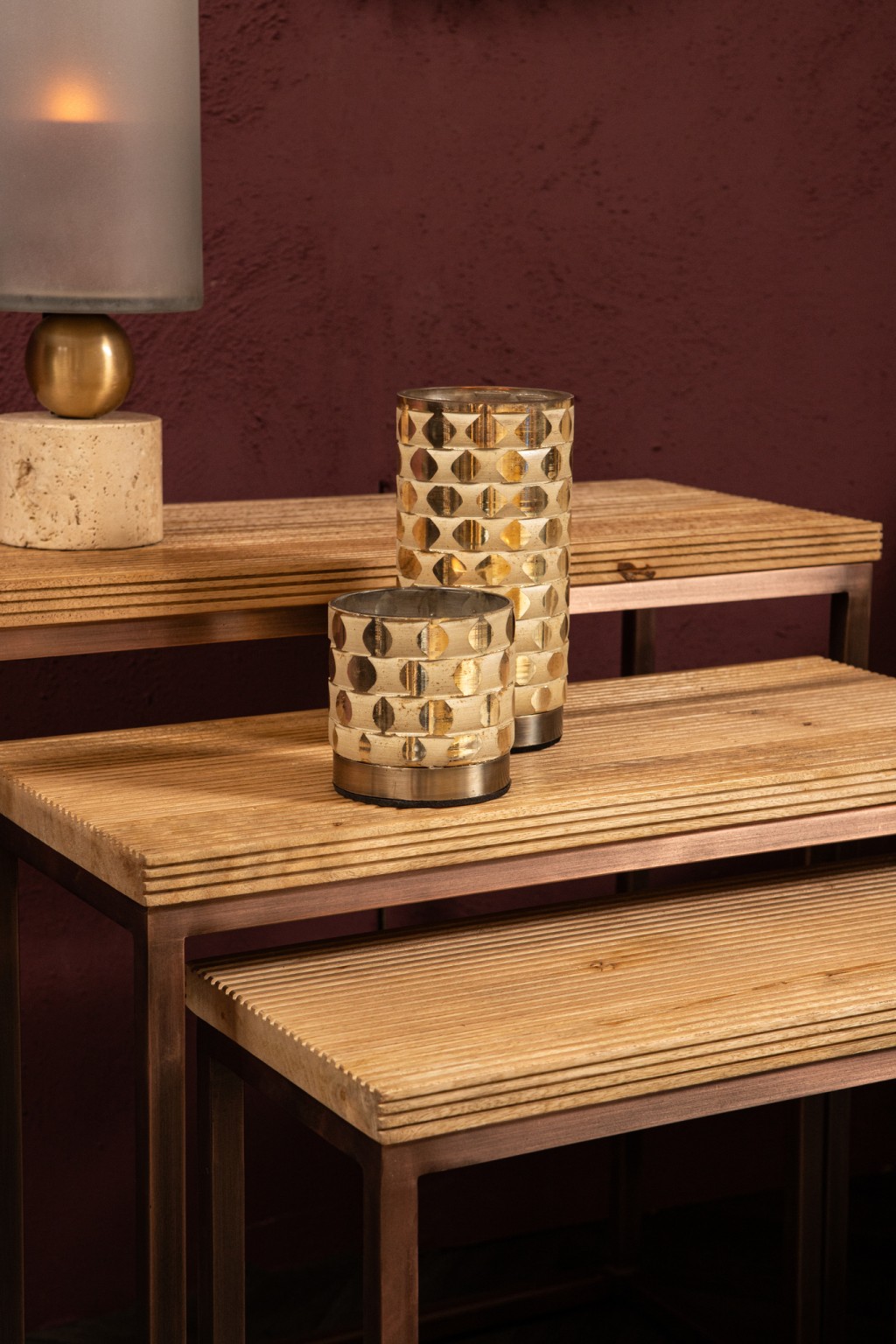 Zoah Copper Mango Wood Rectangle Sidetable SV3