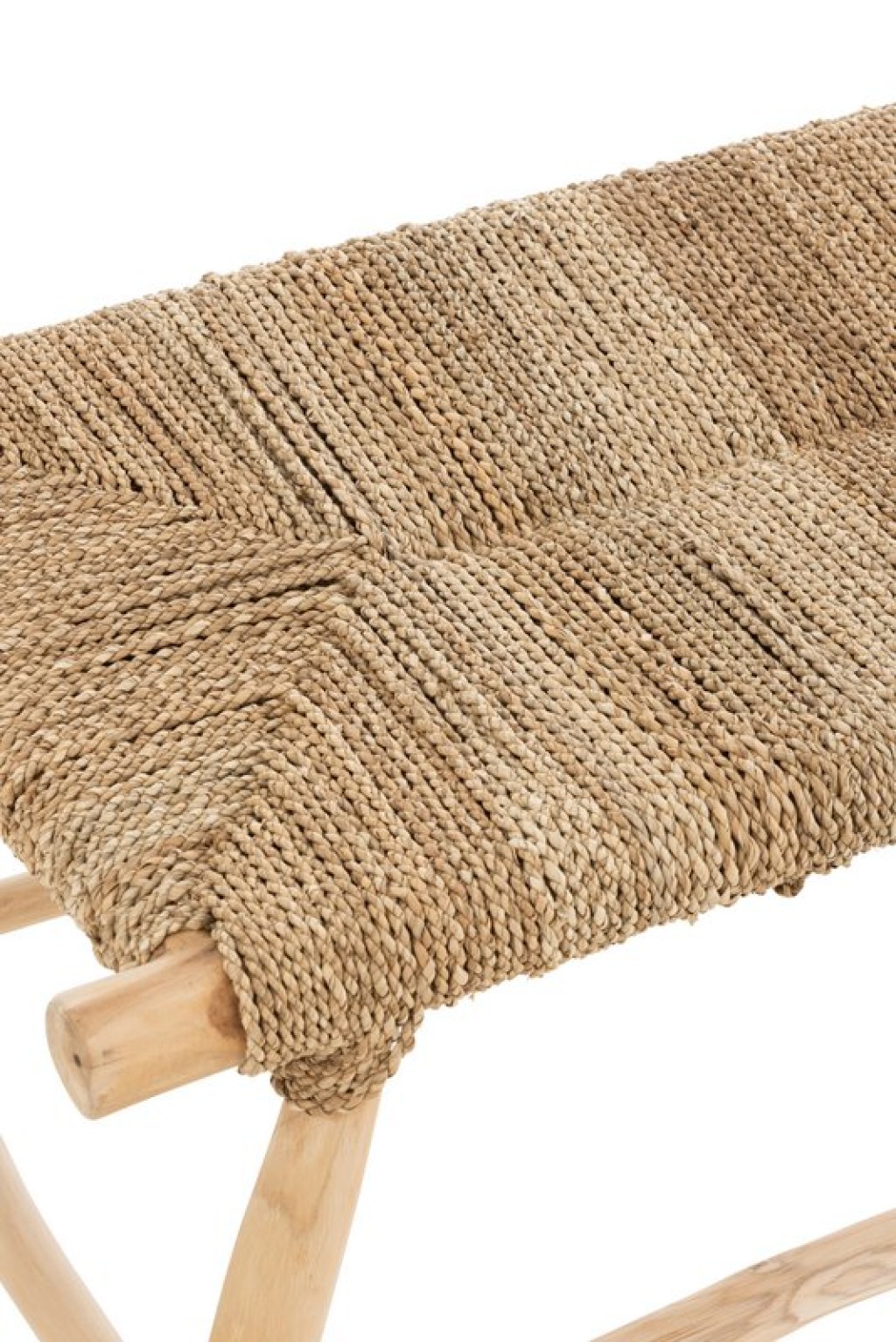 J-Line bank Timo - gras/hout - naturel