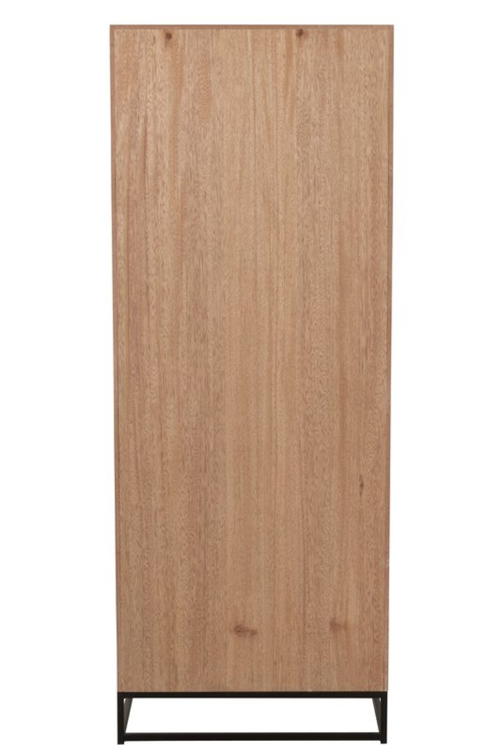 J-Line cabinet High Zigzag cabinet - wood/metal - natural/black