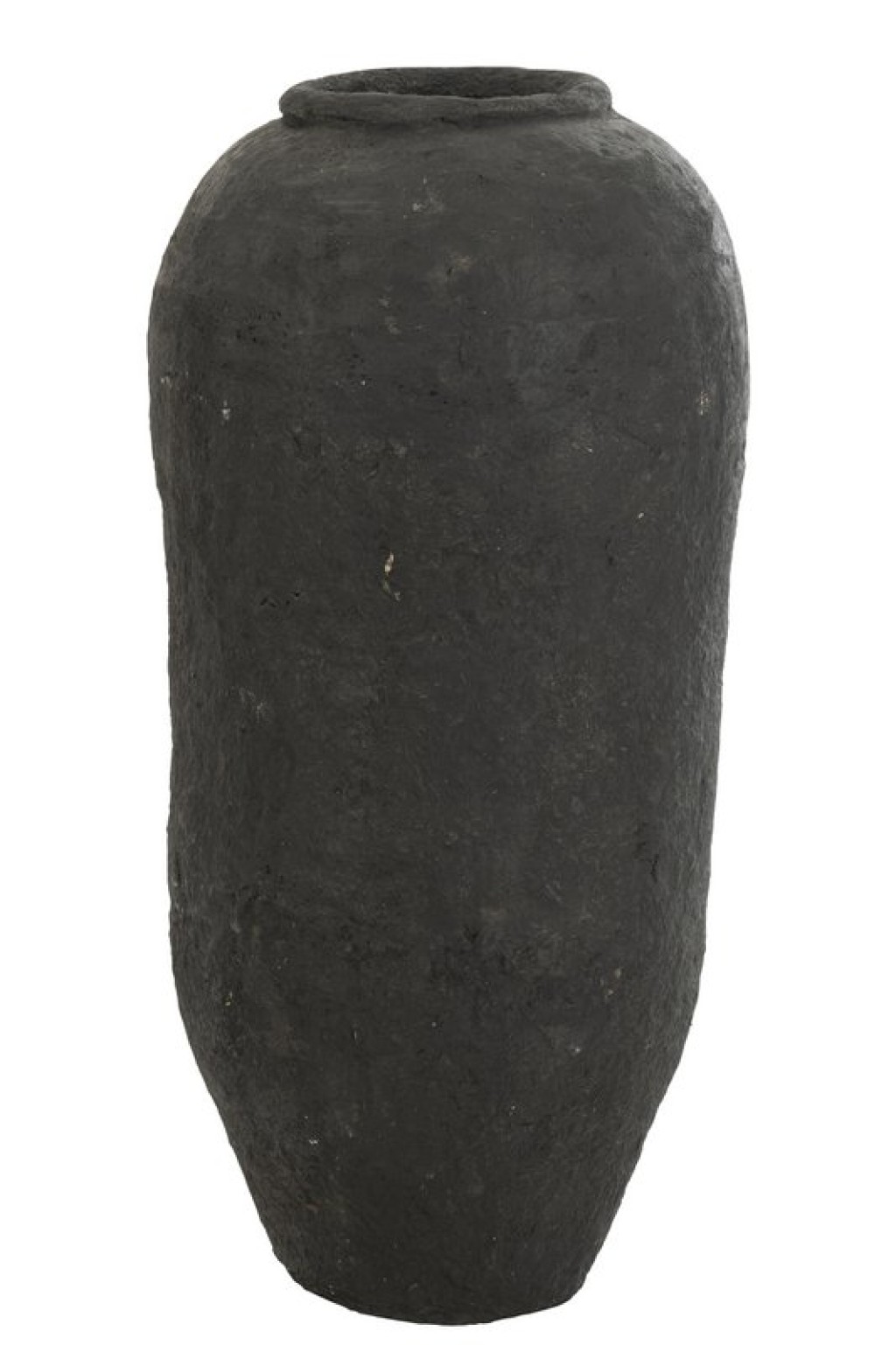 J -Line Vase - Paper Mache - Black - Large - 99 cm high