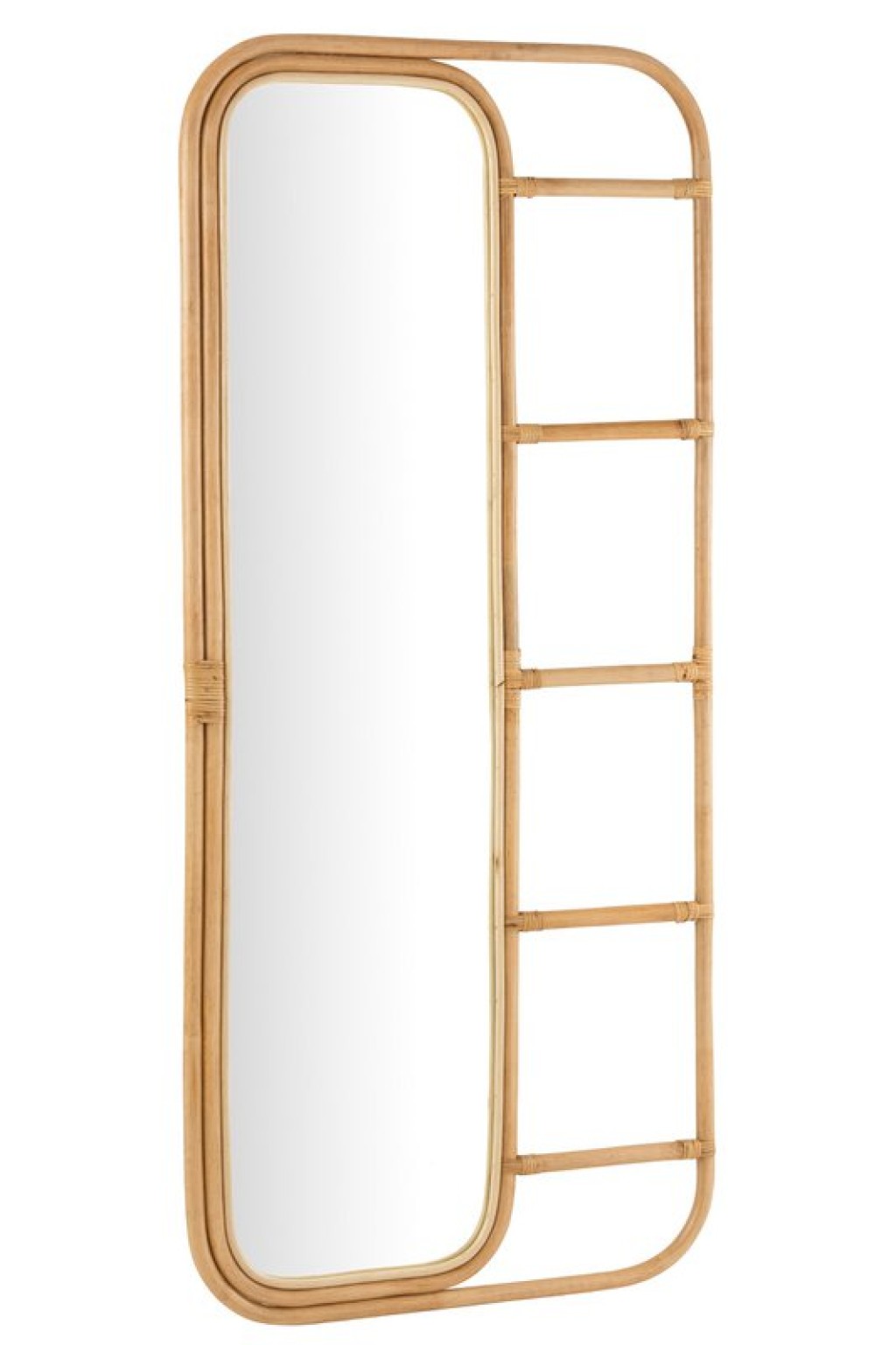 J-Line spiegel Ladder - rotan - naturel - 180 x 80 cm