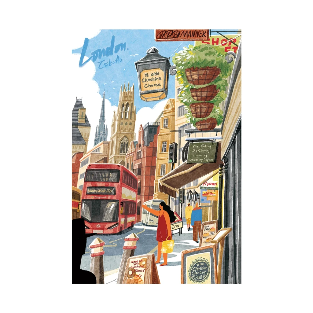 Legpuzzel, Robotime, Joypiece Walk in London, PT003, 50x75cm