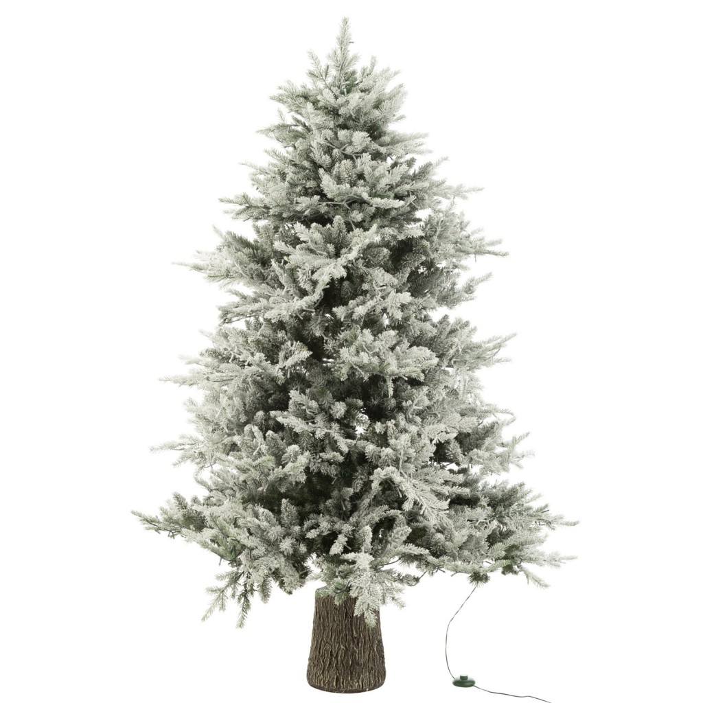 J-Line Kerstboom+Sneeuw 3000Led Lichtjes Plastiek Wit