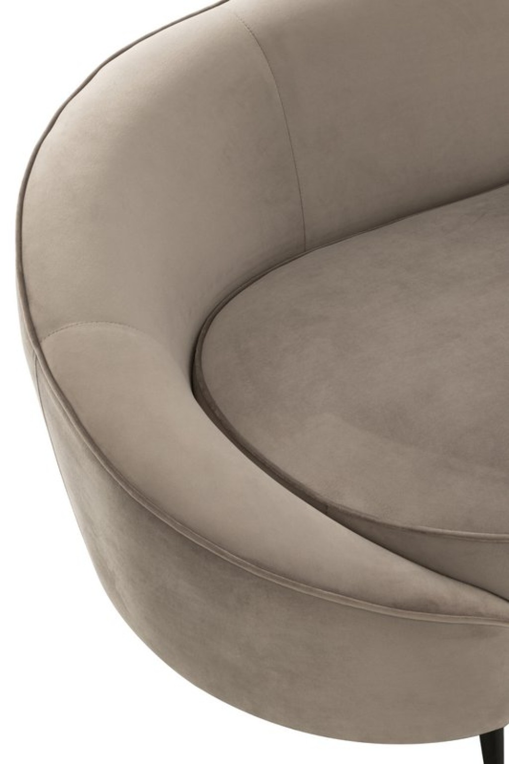 J-Line Sofa Elisabeth Textil Silver