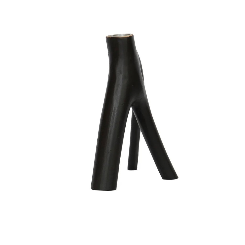The Triple Twig Candle Holder - Zwart