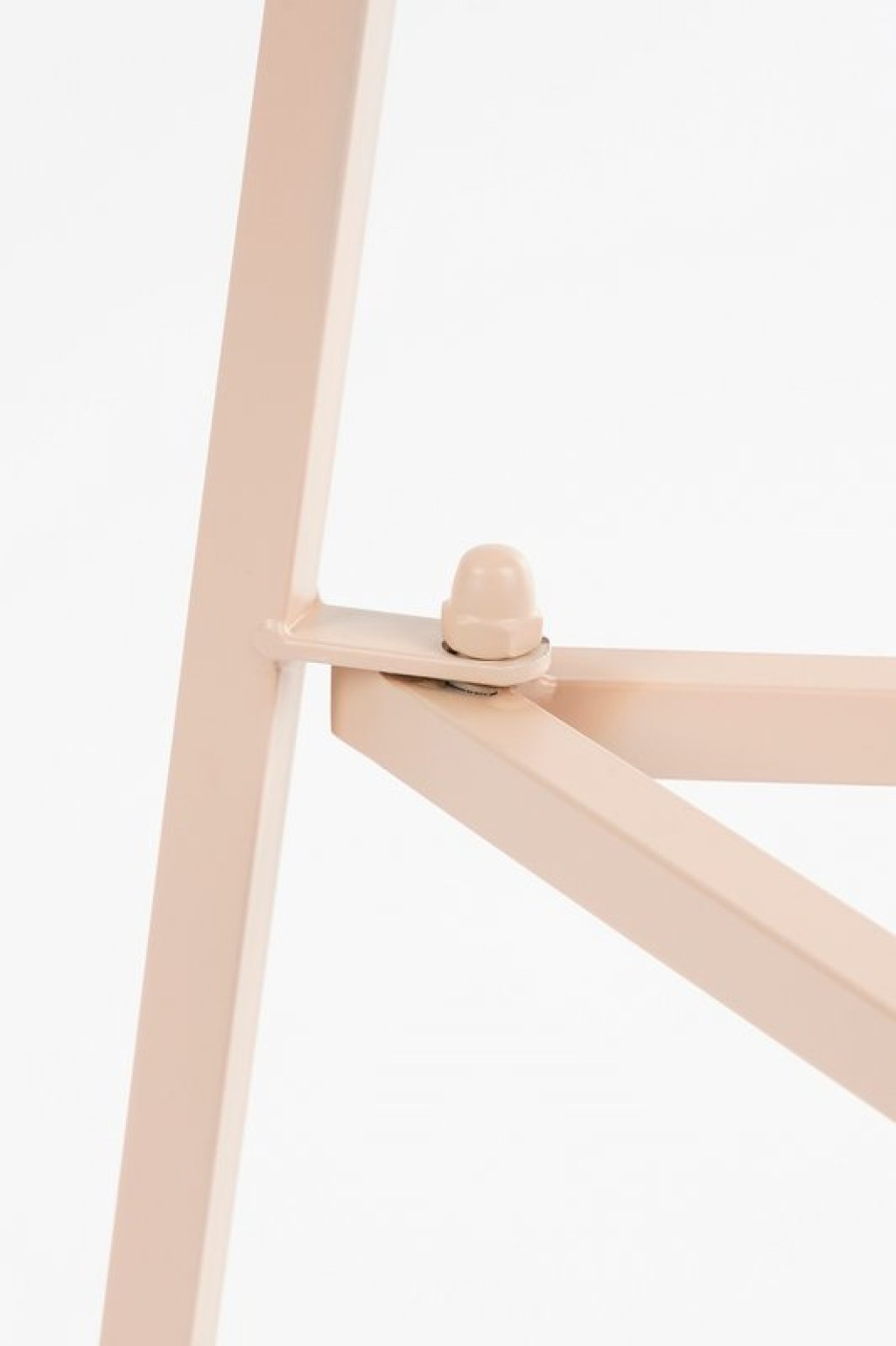 Adine Plant Table - H120 x Ø35 cm - Metal - Light pink