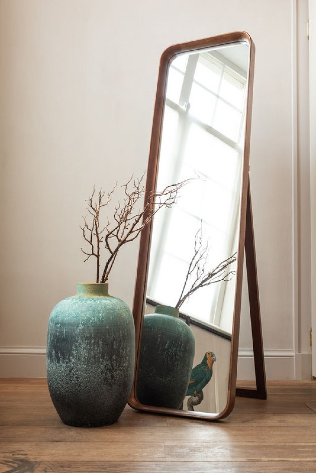 J-Line Vase Vintage Ceramic Azure Small