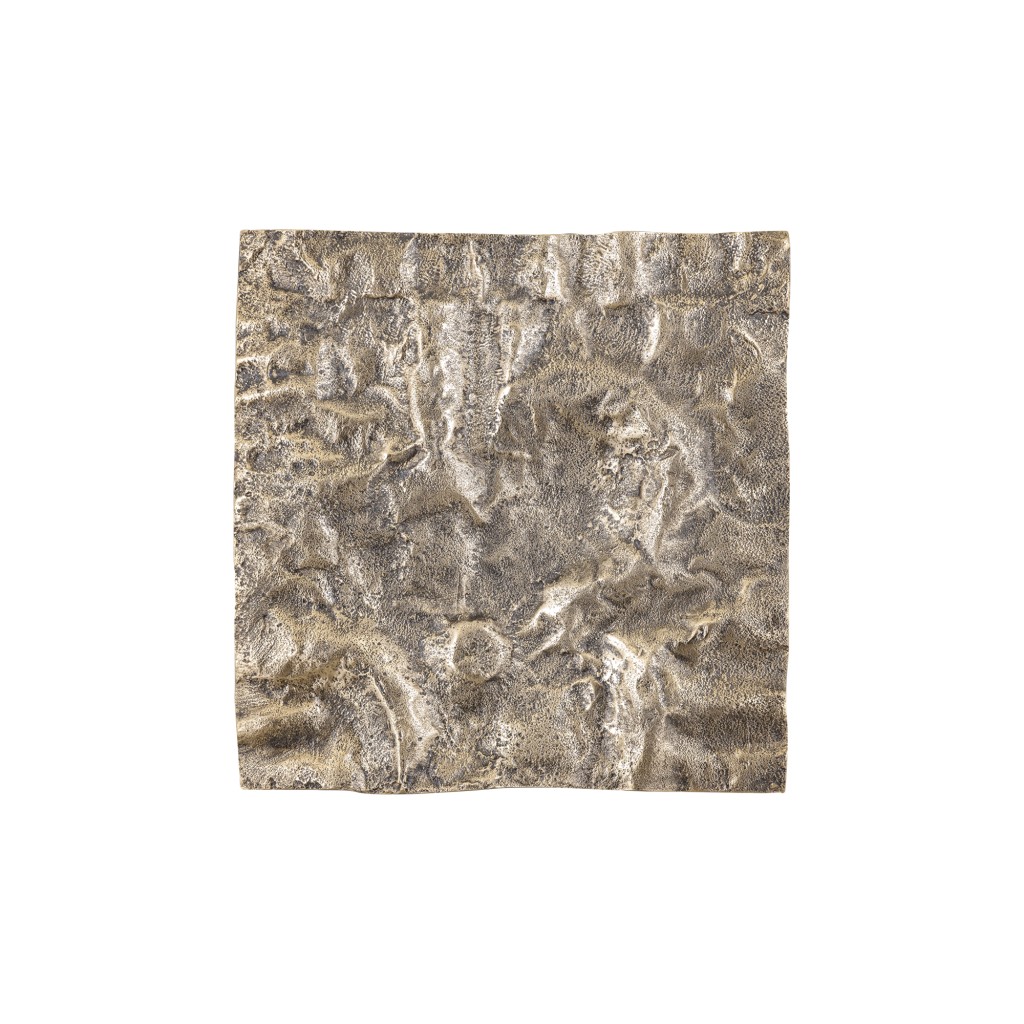 Eogan Gold Casted Alu Wall Panel Rough Square