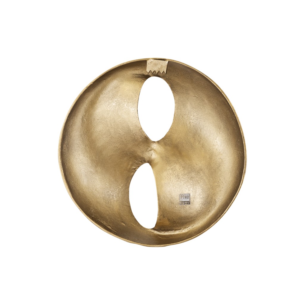 Deuie Brass Casted Alu Wall Panel Rounded Small