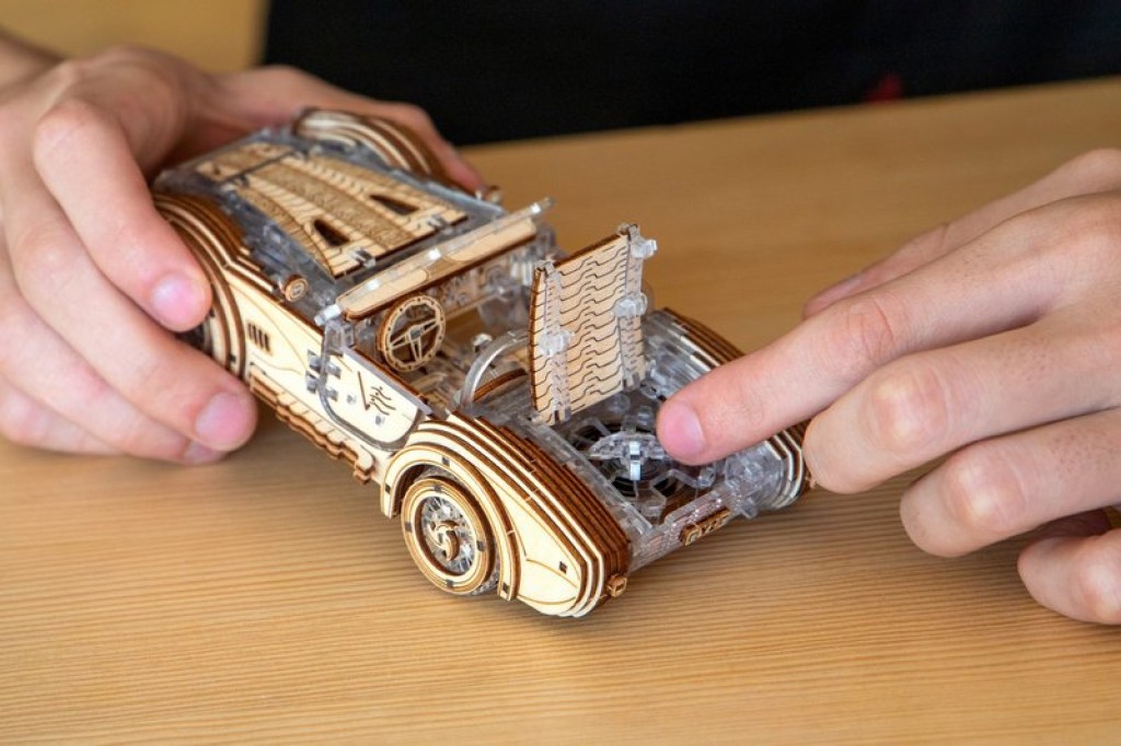 Lace Models 3D Model Building Kit, Speedster V2, AKV-02 16.4x8x5.5cm