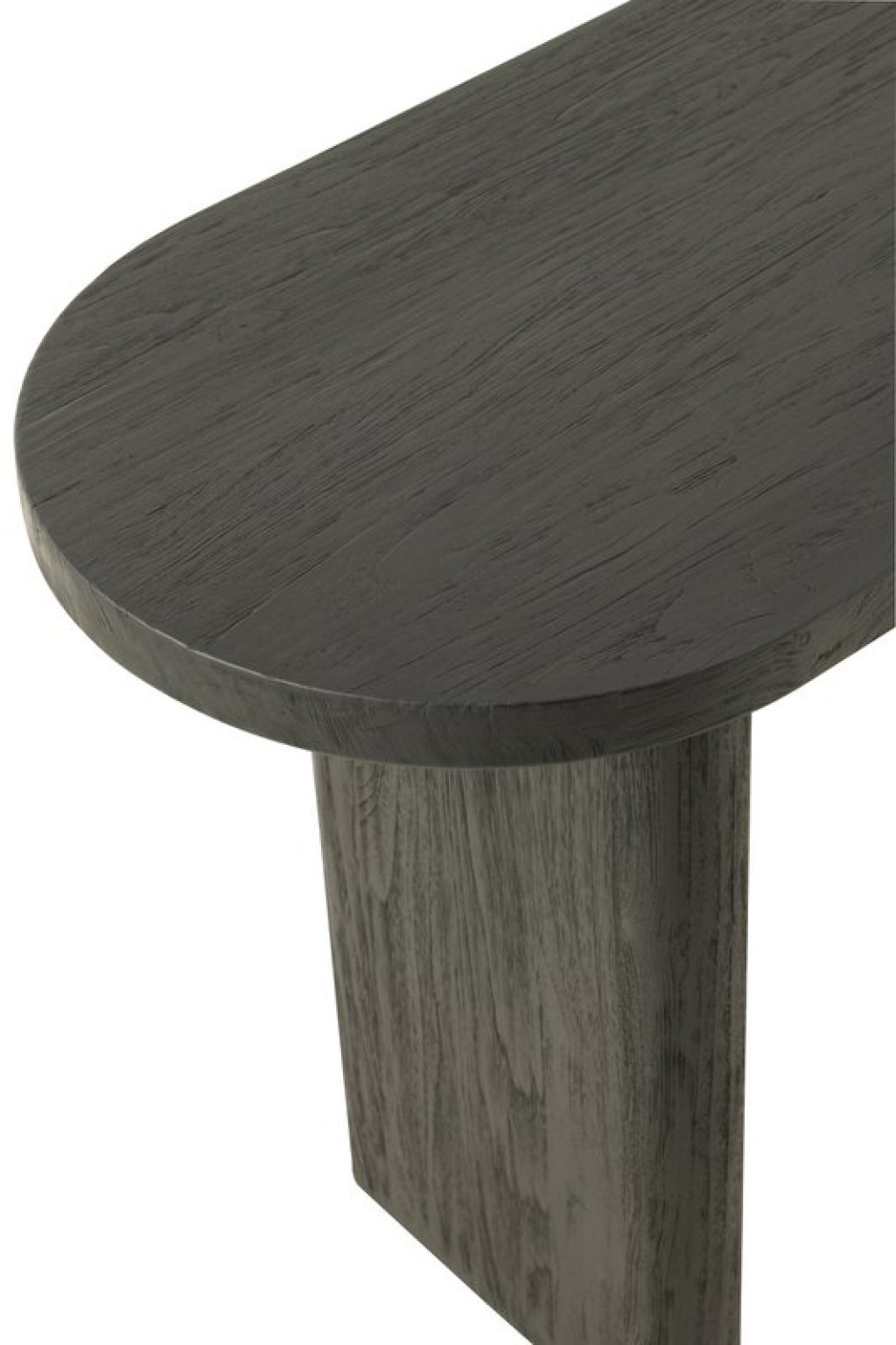 J-Line table Teak - wood - black