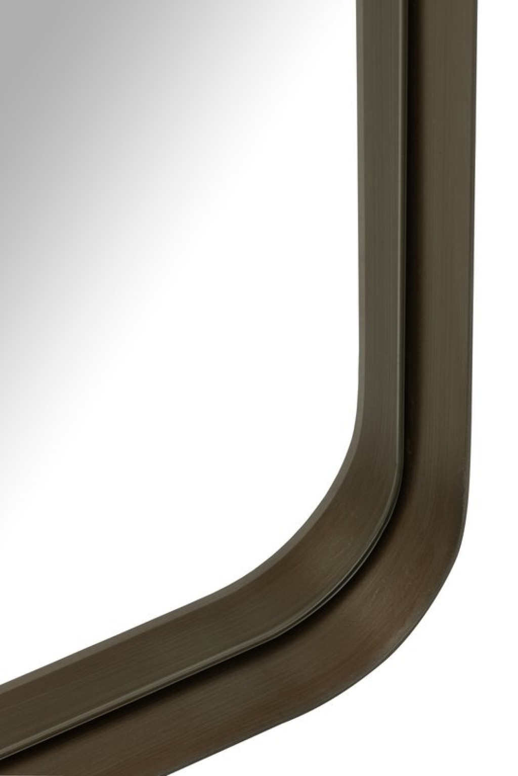 J -Line Spiegel Markus - Metal/Glass - Black - Large - 180 x 80 cm