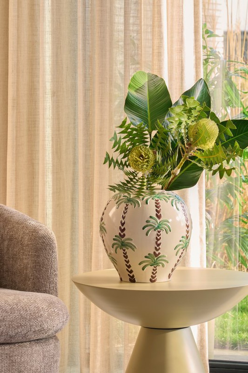 Paradiso Vase - H28 x Ø28 cm - Ceramics - Off -White