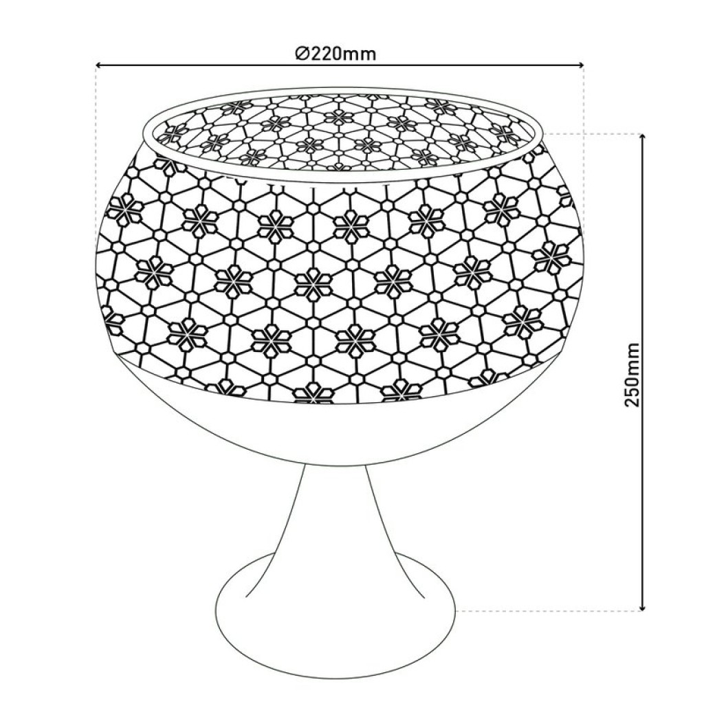 LED decorative solar light with a base of 25 cm high, with flame effect, for outside, made of rust-colored metal and plastic, with a firmly built-in LED