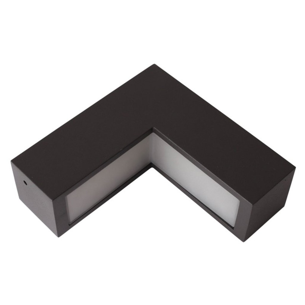 LED wall lights "Angus" made of metal and plastic in anthracite, with integrated LED