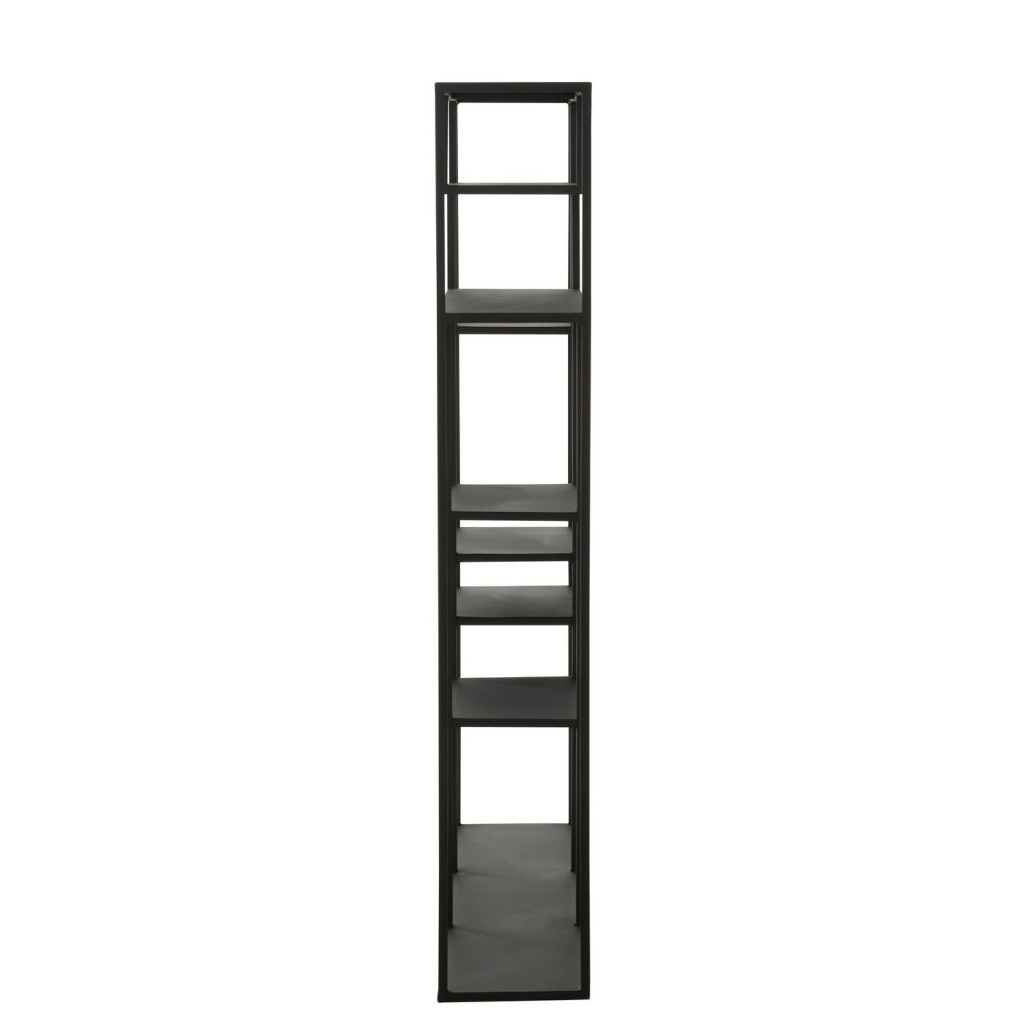 J-Line Rek Ongelijke Legplank Metaal Zwart