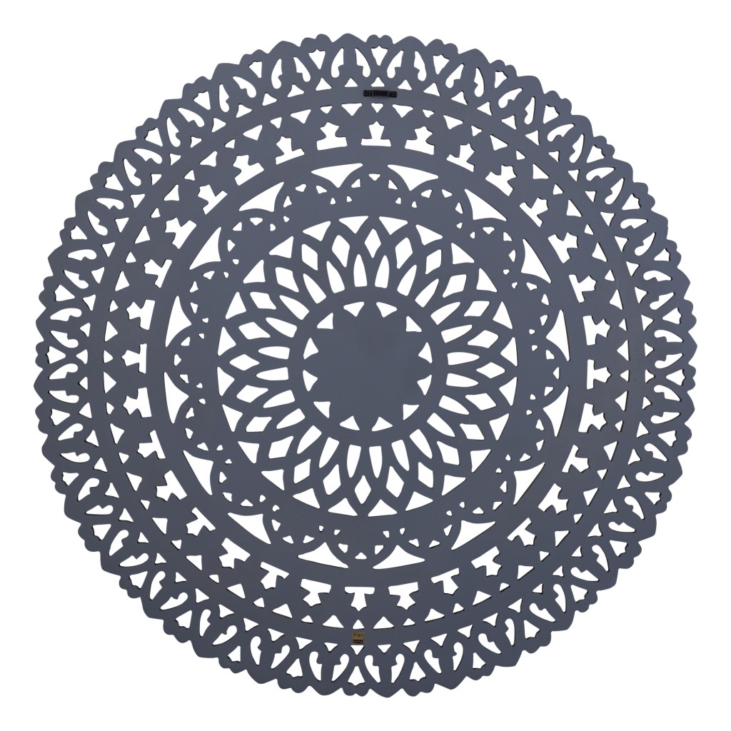 Farris Brown Round Mdf Wall Panel Carved L
