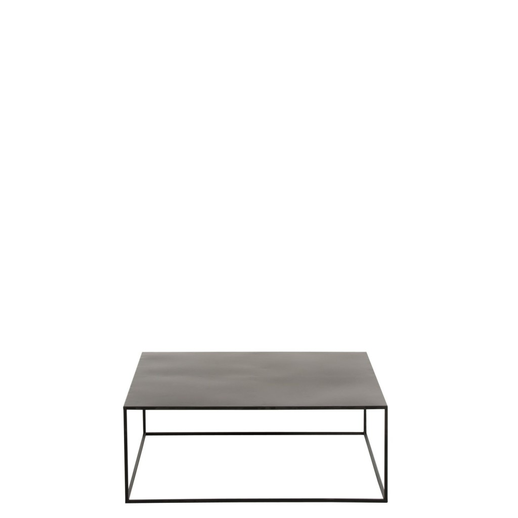 J-Line salontafel Vierkant - metaal - zwart