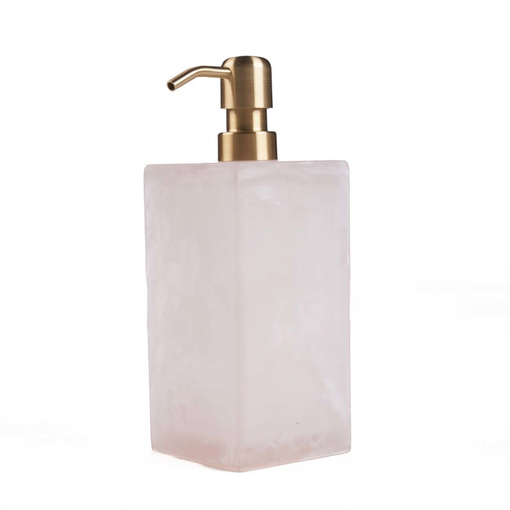 De harszeepdispenser - Roze Wit