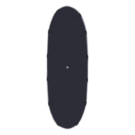 Limera Nickel Alu Oval Mirror Irregular Border L