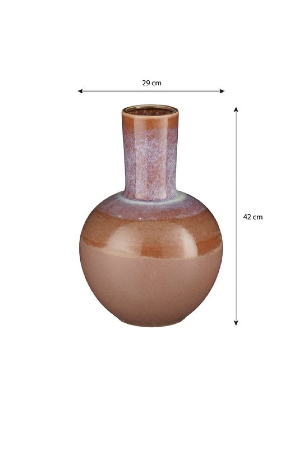 Holm vase - H42 x Ø29 cm - Ceramics - Terra