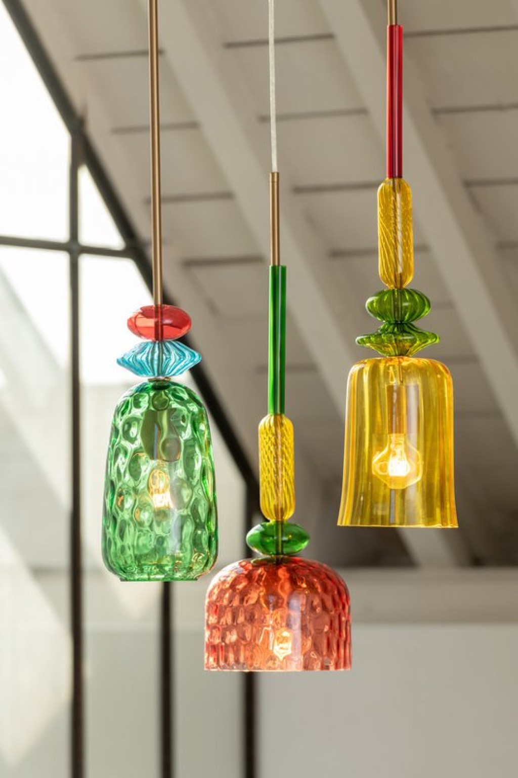 J-Line Ceiling Lamp Laurence Glas Mix