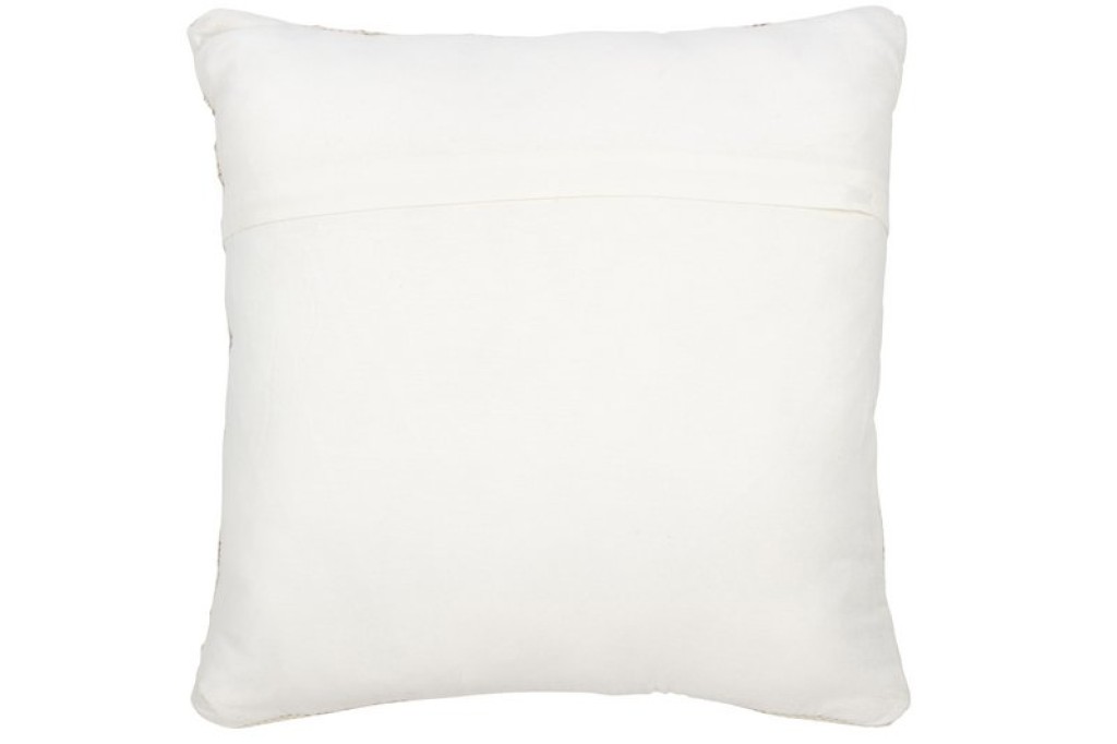 J-Line cushion Ethnic Cross - wool/cotton - cream/beige