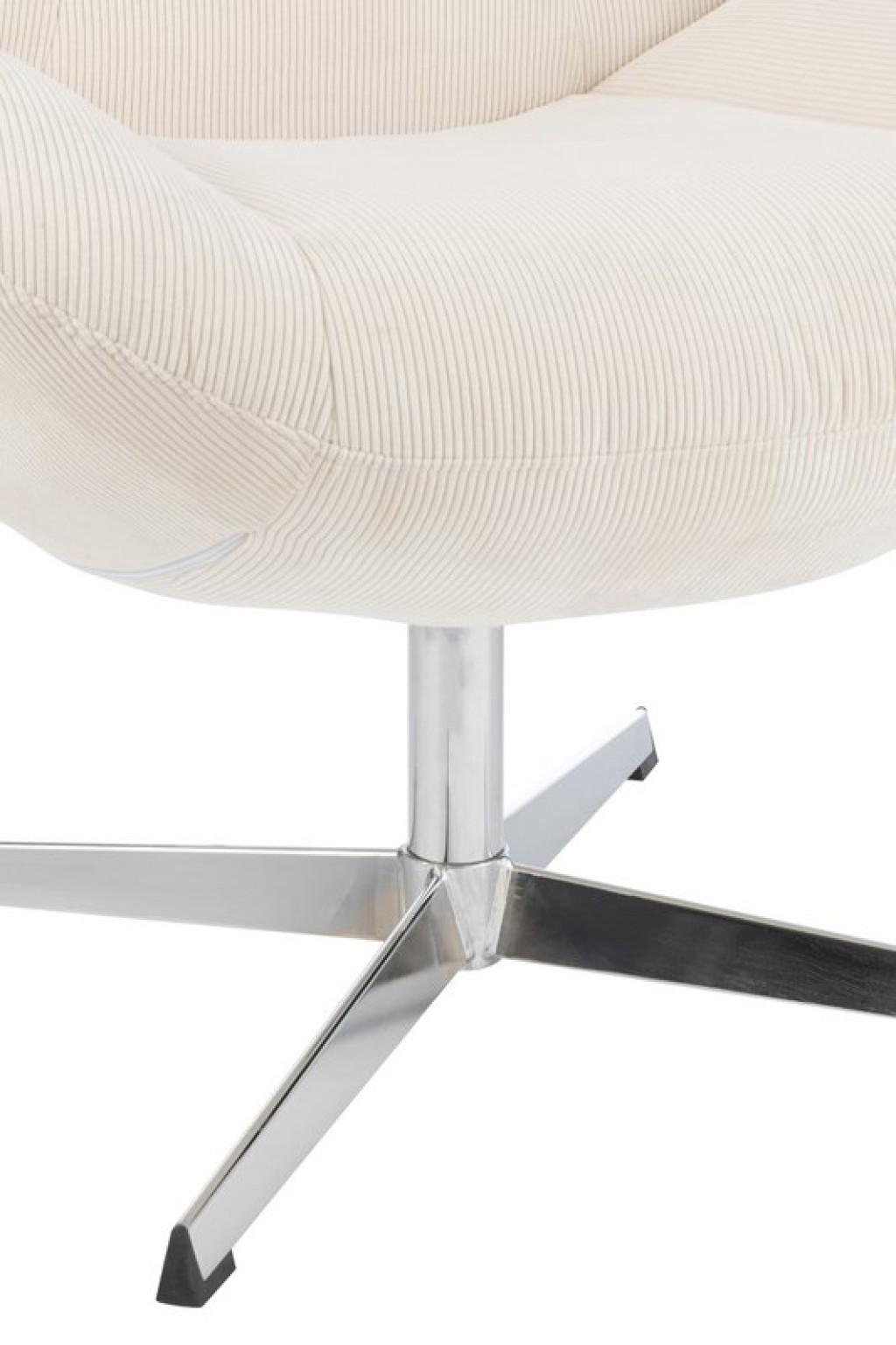 J-Line Lounge chair Chill Metal/Plywood Cream/Silver