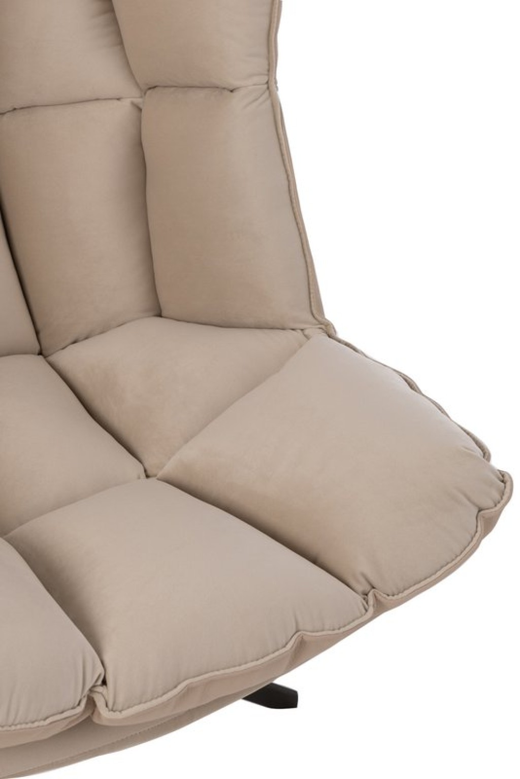 J-Line chair Relax Cushion - textile/metal - beige
