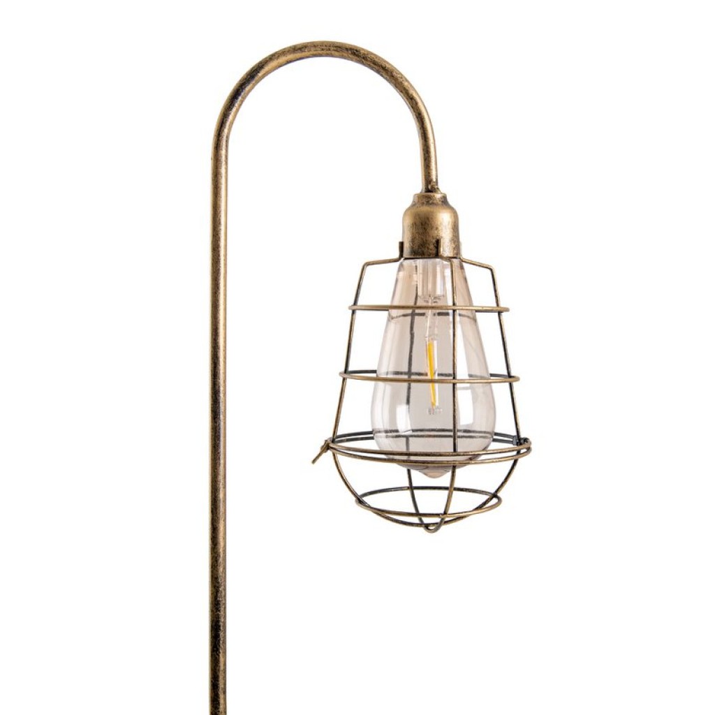 2 Set LED decorative-solar earth spit "Gitti" H: 76.5 cm, for outside, ground skewers made of metal and plastic, in old meal, with integrated LED