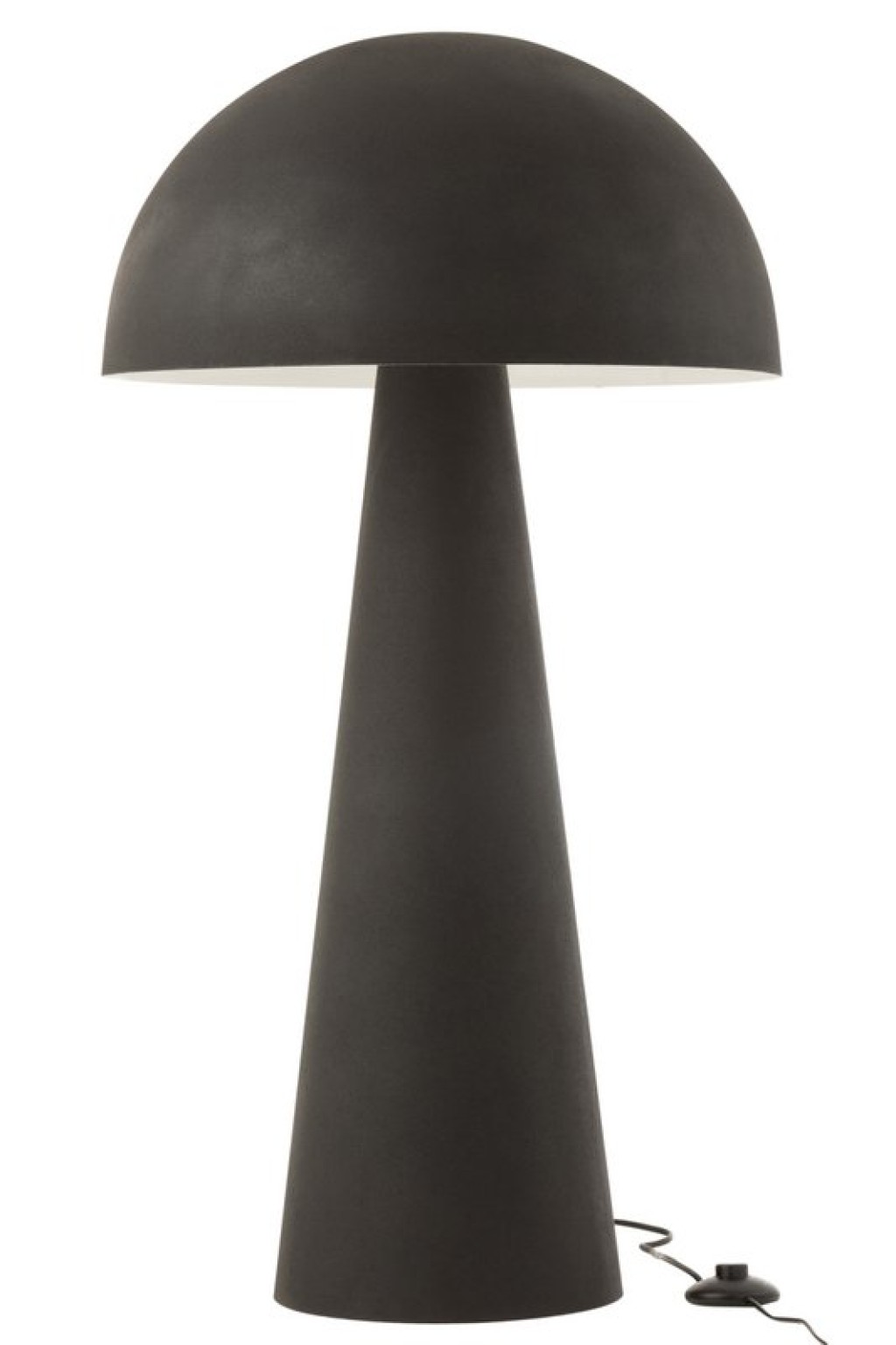 J-Line standing lamp Mushroom - metal - black - extra large