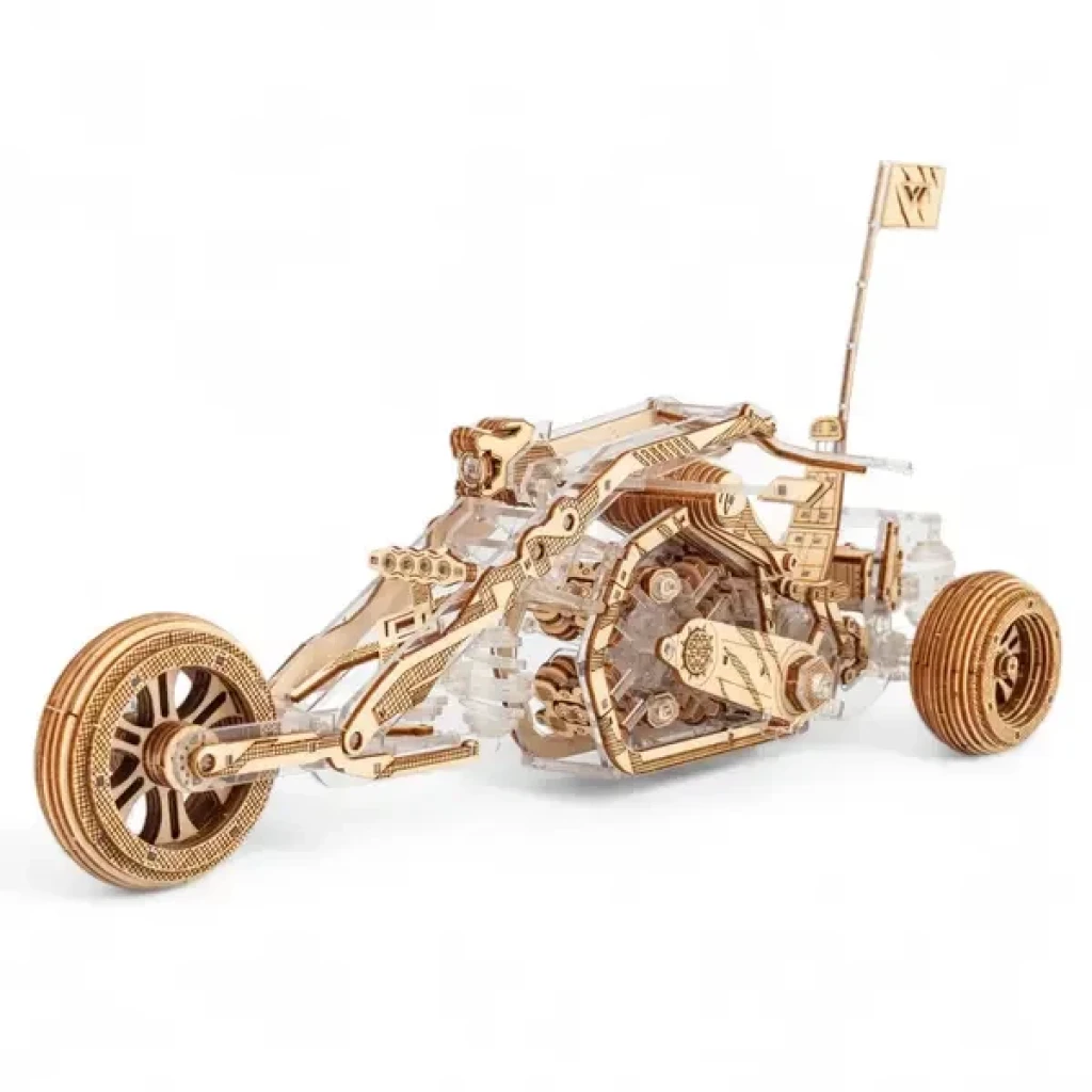 Lace Models 3D Model Construction Package Black Wolf Tricycle, AKV-18, 30.5x12x16.5cm