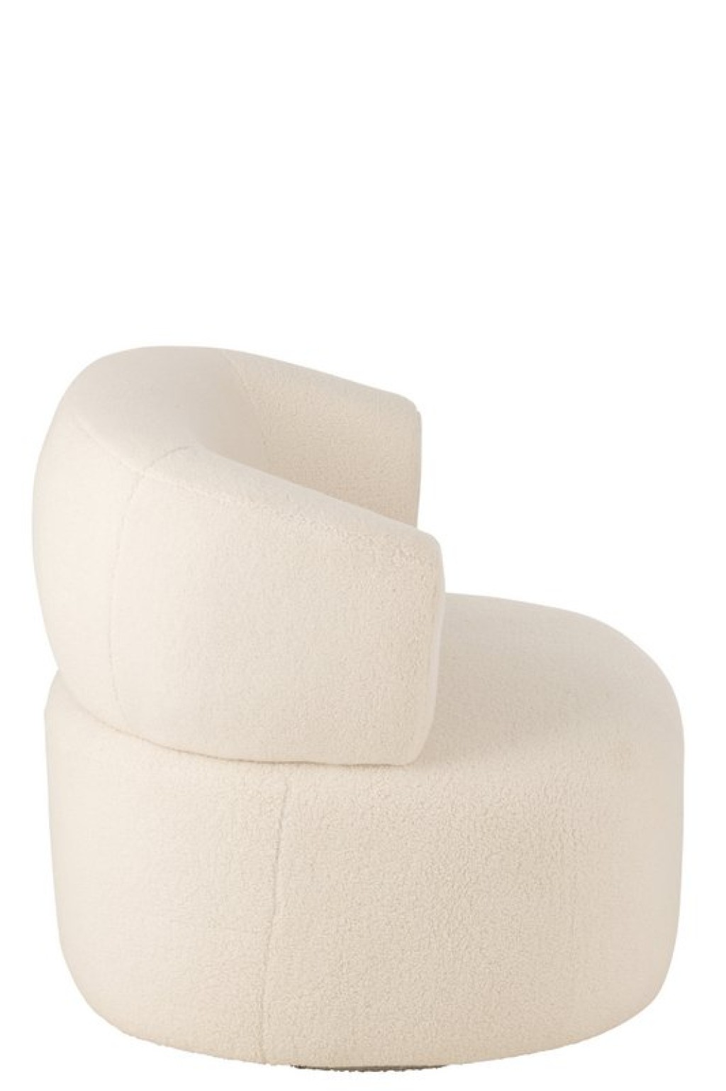 J-Line Lounge Chair Universe Foam/Fabric White