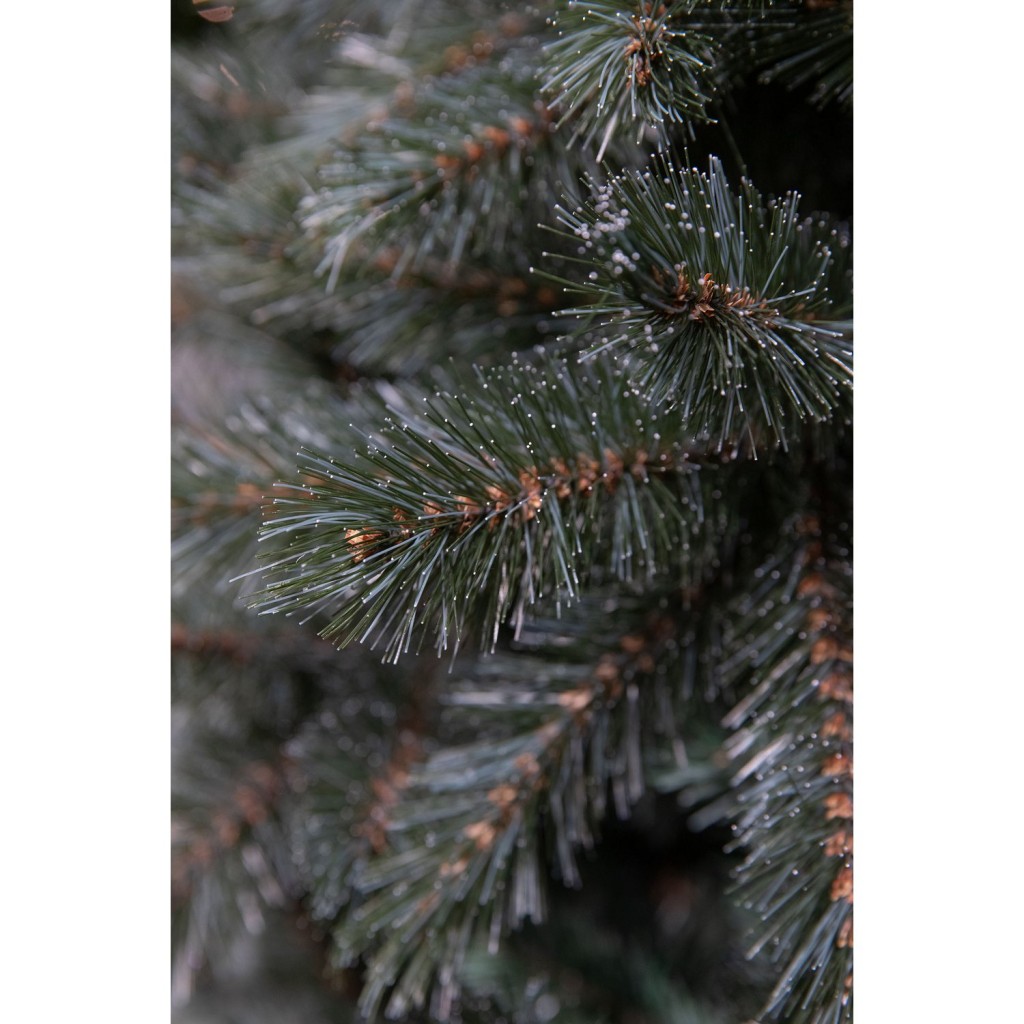 Forest Frosted Kunstkerstboom in Jute - H90 x Ø61 cm - Blauw