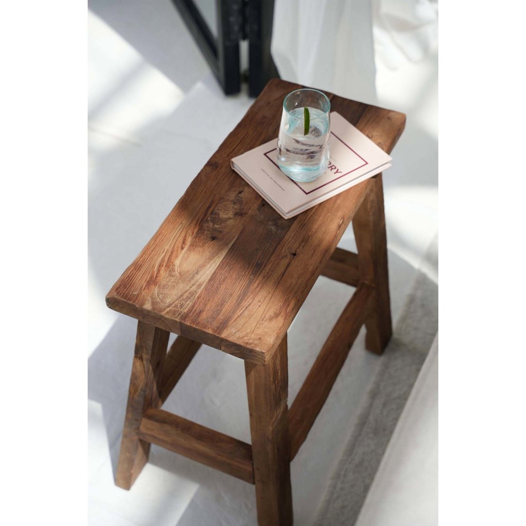 De Fab Rustieke Kruk - Naturel