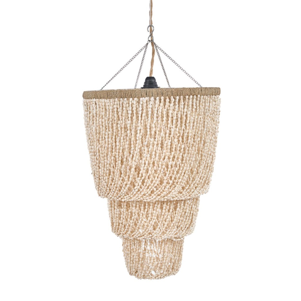 De Lagoon Shell-kroonluchter - Naturel - M
