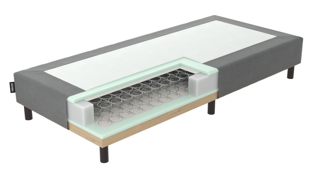 Mörgenn Losse boxspring Bonellvering Antraciet 120x220