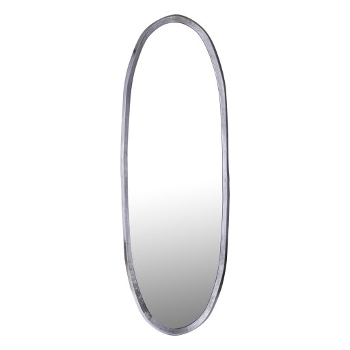 Limera Nickel Alu Oval Mirror Irregular Border L