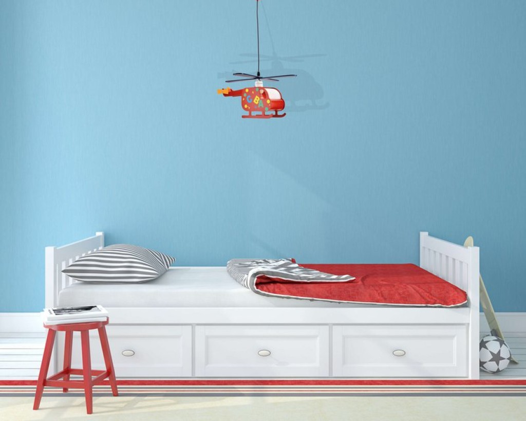 Kinderpendelleuchte "HUBERT" Hubschrauber